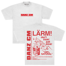 Load image into Gallery viewer, Danz CM - LÄRM! Tee [Ltd. Edition, Red/White]
