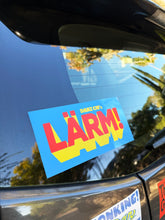 Load image into Gallery viewer, Danz CM - LÄRM! Bumper Sticker [7.5" X 3.75" XL, Blue]
